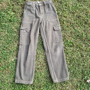 PacSun XSmall Women’s High Waist Green Cargo Straight Leg Pants 90’s